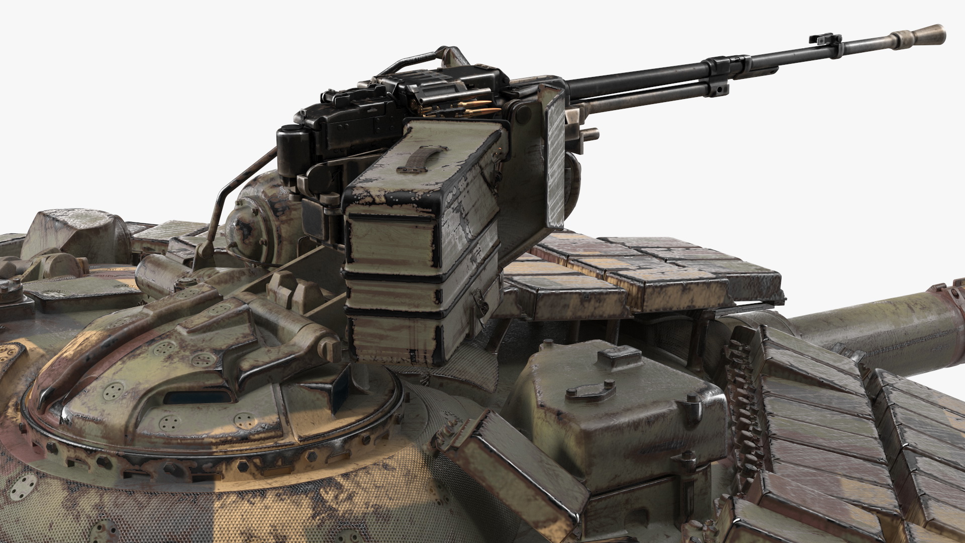T-64 Tank Turret Dirty 3D