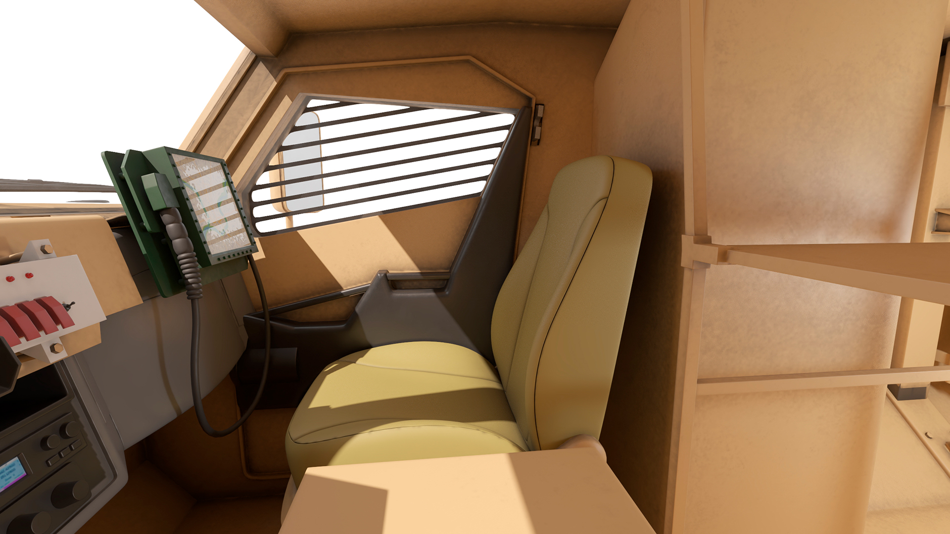 3D model Military Armored Vehicle Sandy