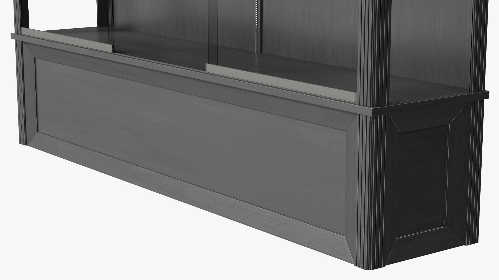 Trophy Display Case Black Illuminated 3D