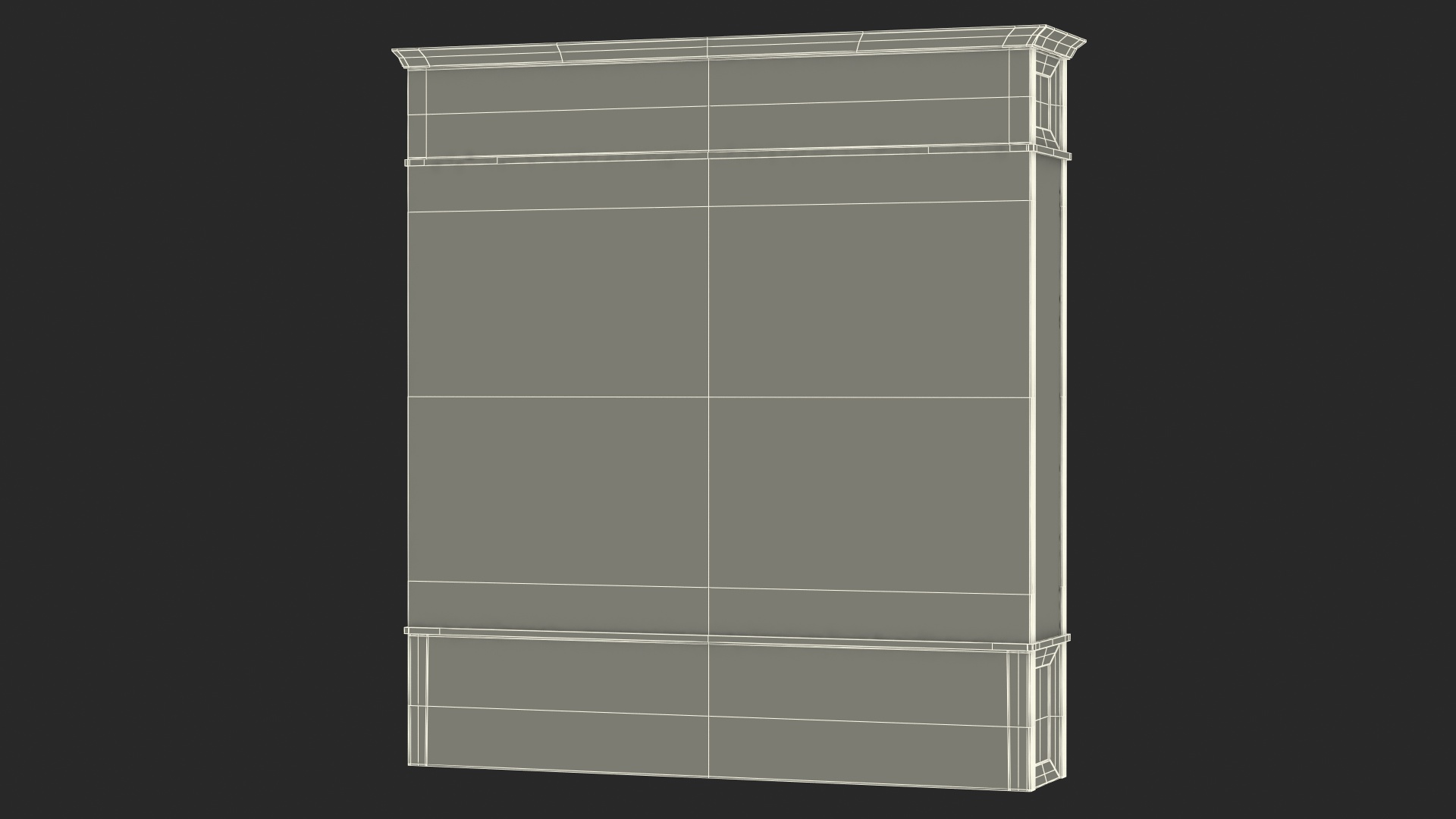 Trophy Display Case Black Illuminated 3D