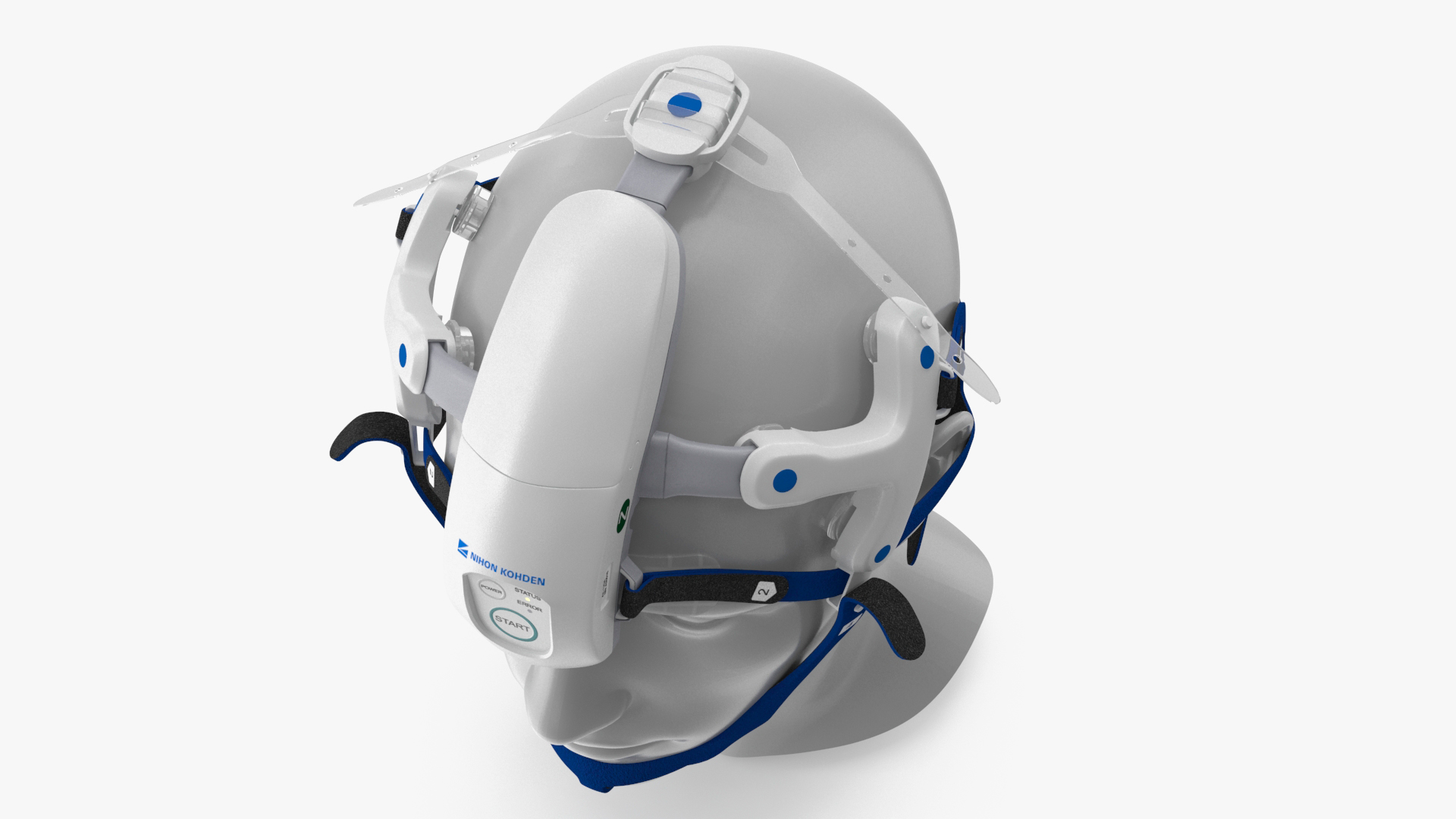 3D model Electroencephalography EEG Headset Nihon Kohden AE-120A