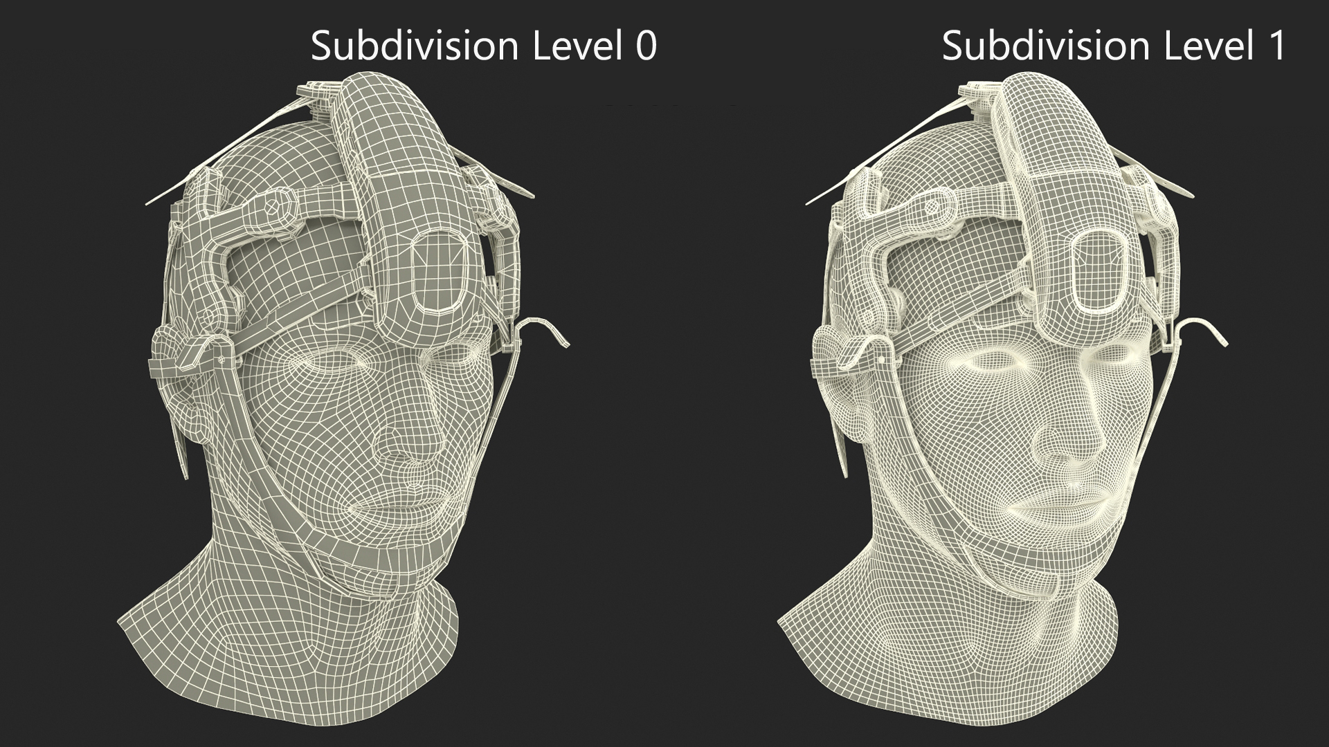 3D model Electroencephalography EEG Headset Nihon Kohden AE-120A