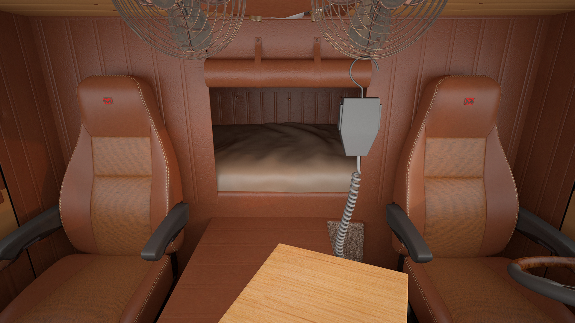 3D Marmon Truck with Car Carrier Loaded Cars