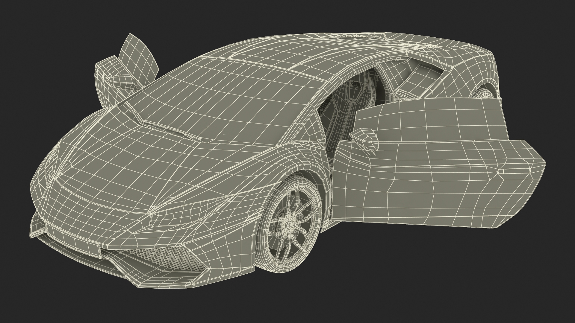 3D Marmon Truck with Car Carrier Loaded Cars