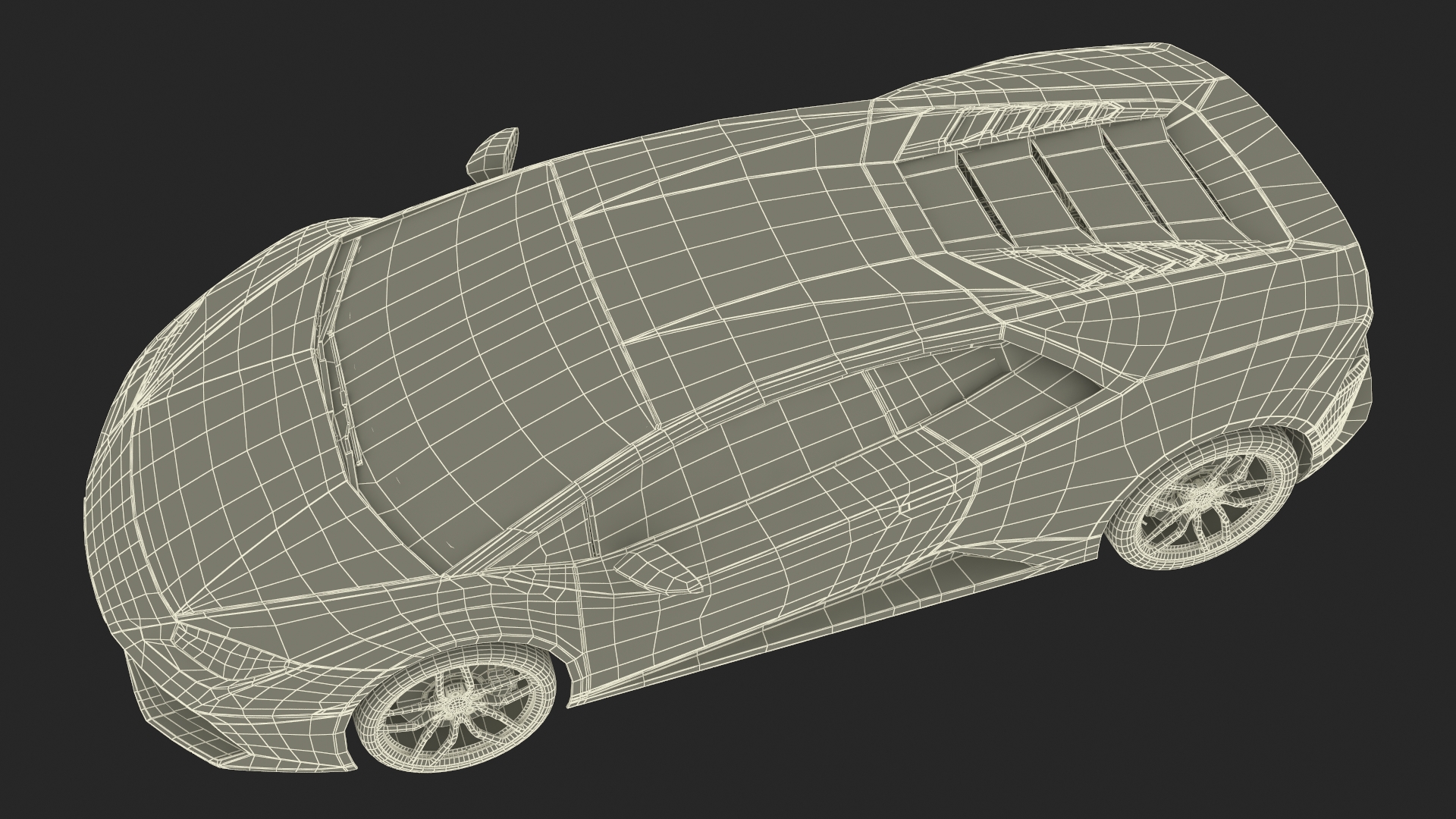 3D Marmon Truck with Car Carrier Loaded Cars