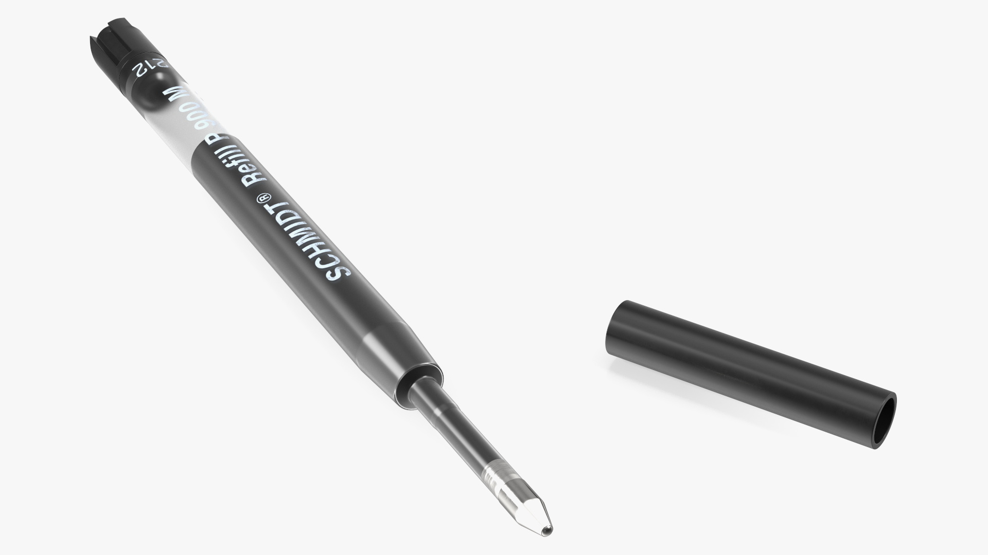 Black Schmidt P900 Ballpoint Pen Refill 3D model