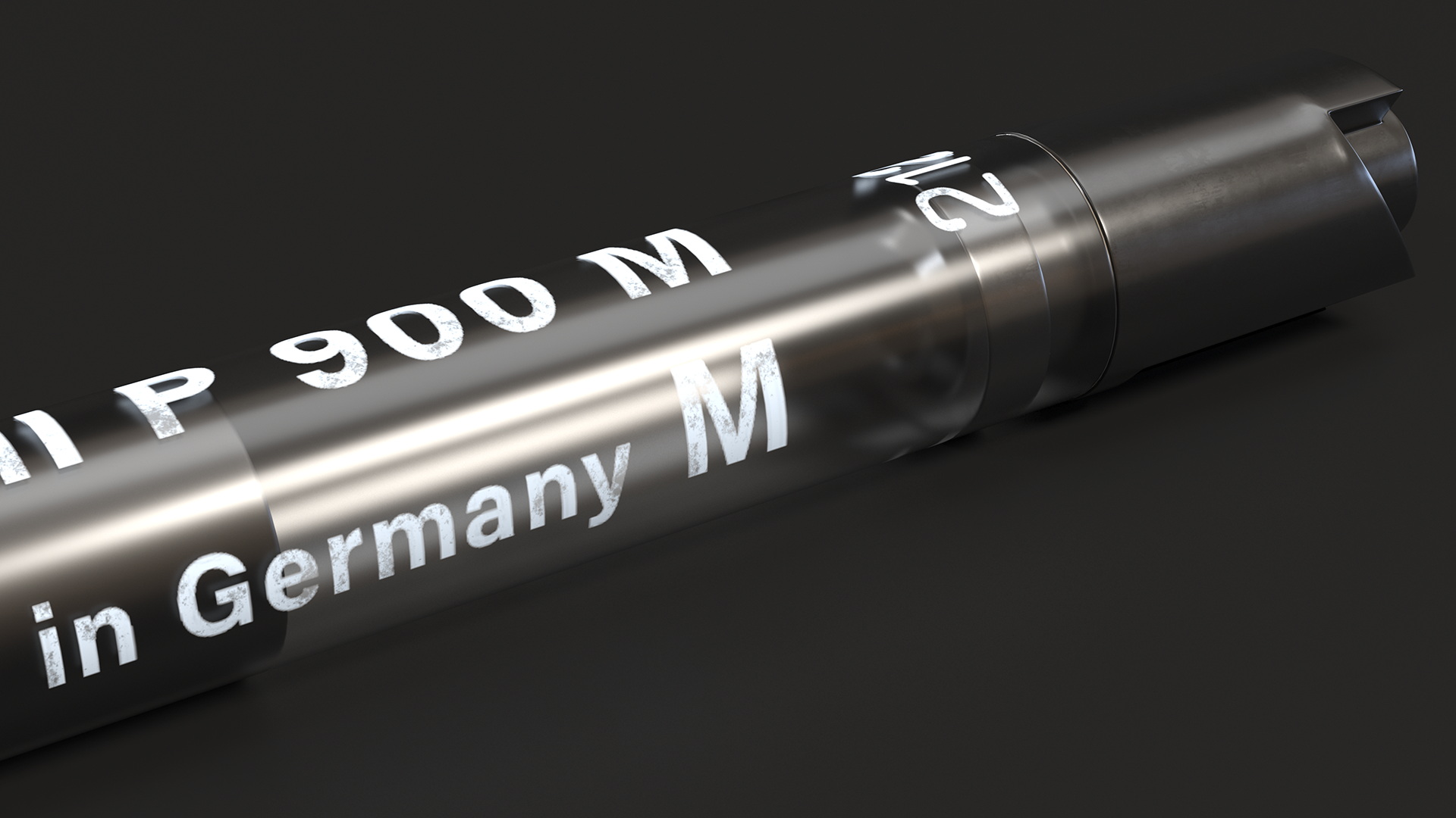 Black Schmidt P900 Ballpoint Pen Refill 3D model