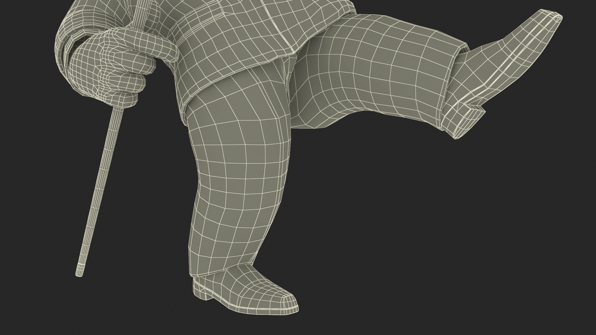 Mr Monopoly Hello Pose 3D