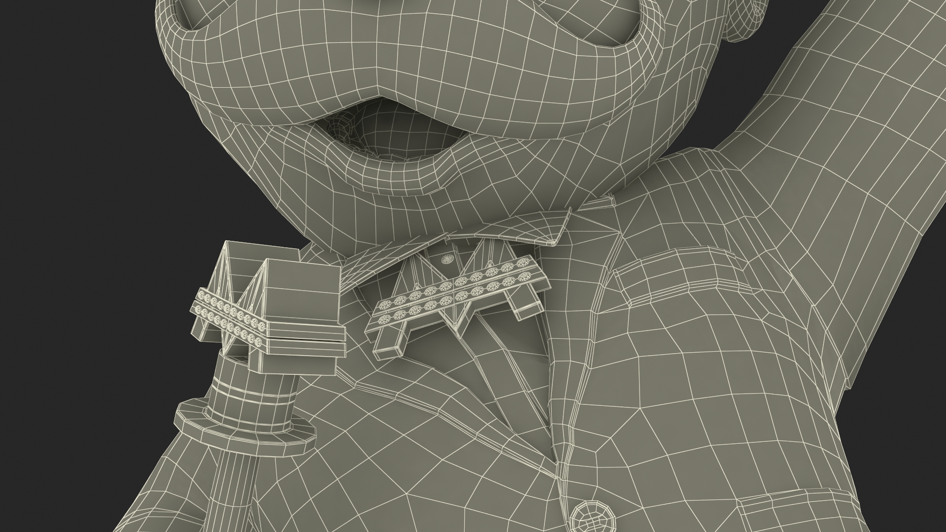 Mr Monopoly Hello Pose 3D