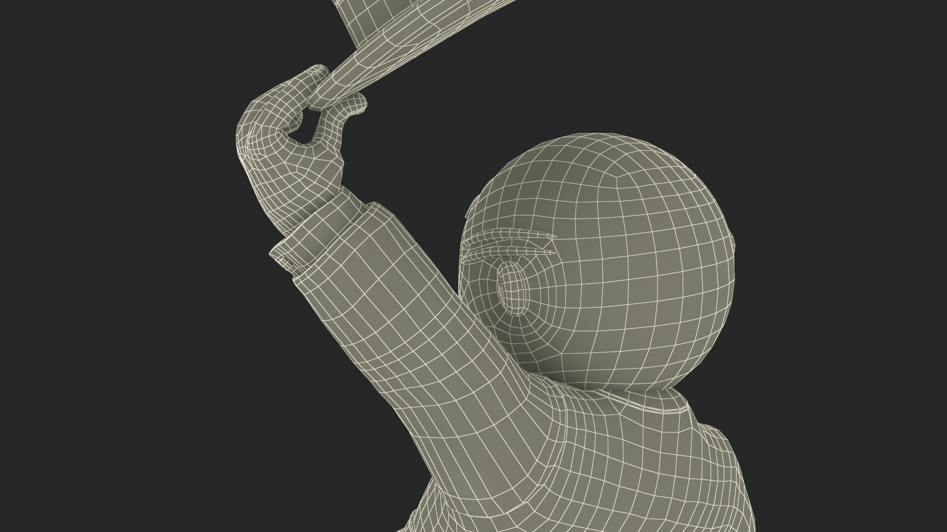Mr Monopoly Hello Pose 3D