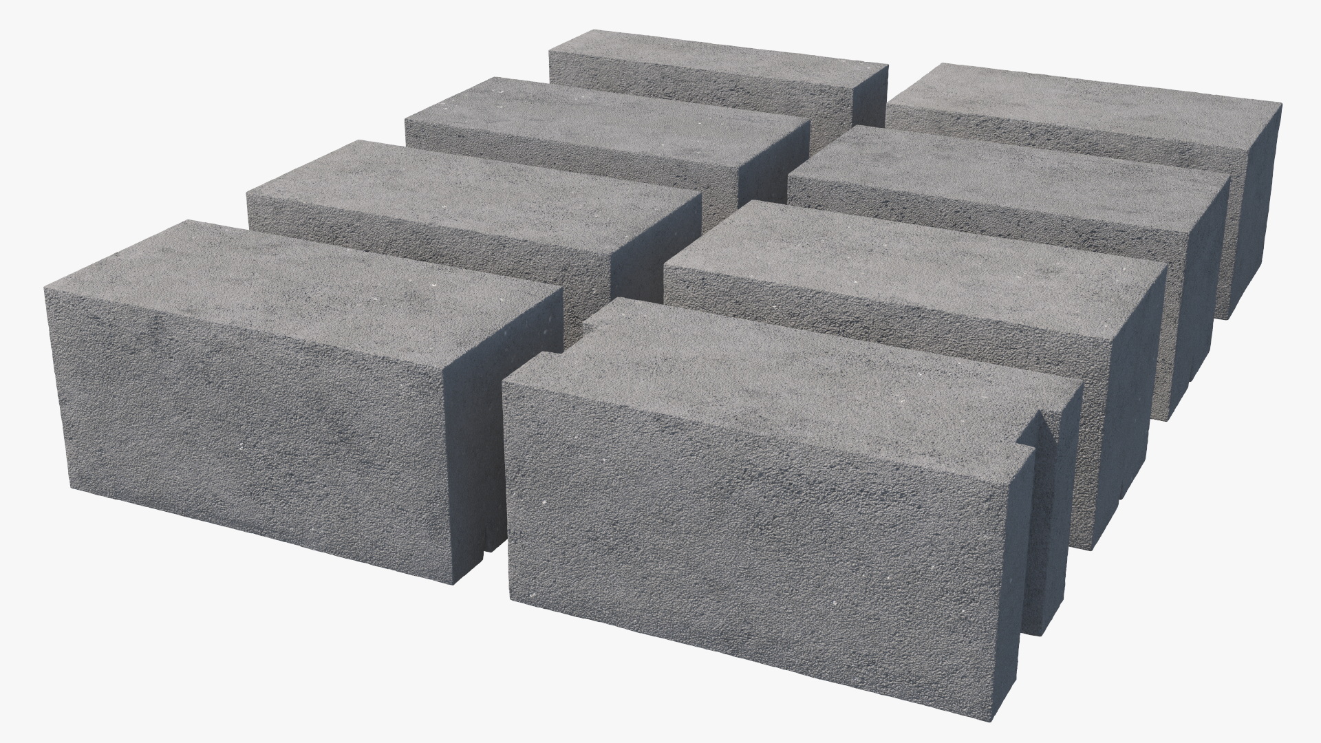 3D model Concrete Bricks