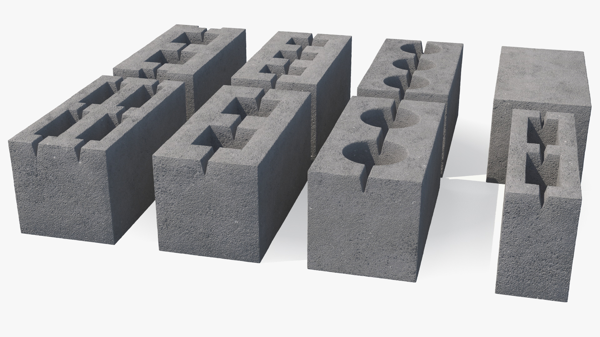 3D model Concrete Bricks