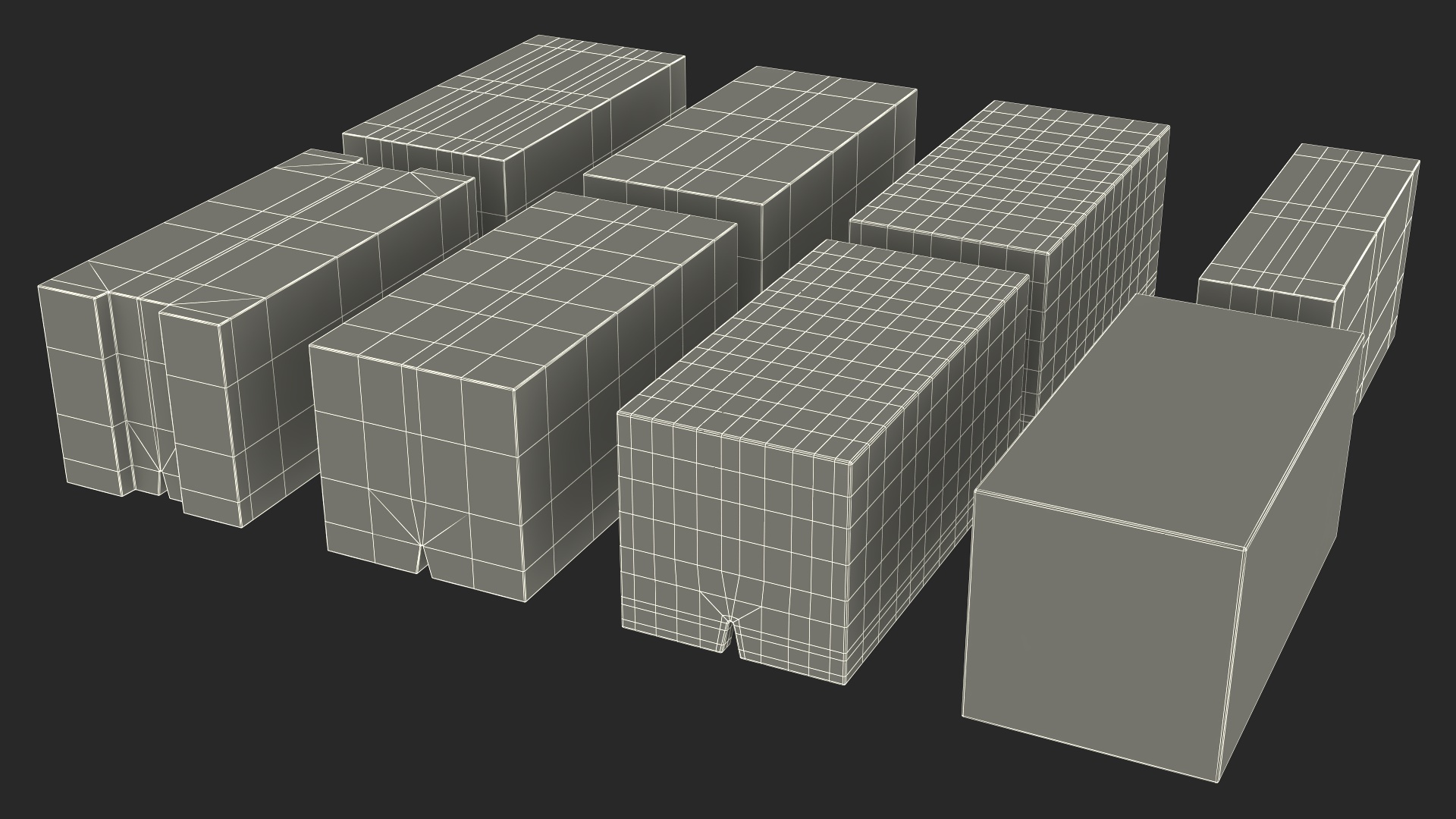3D model Concrete Bricks
