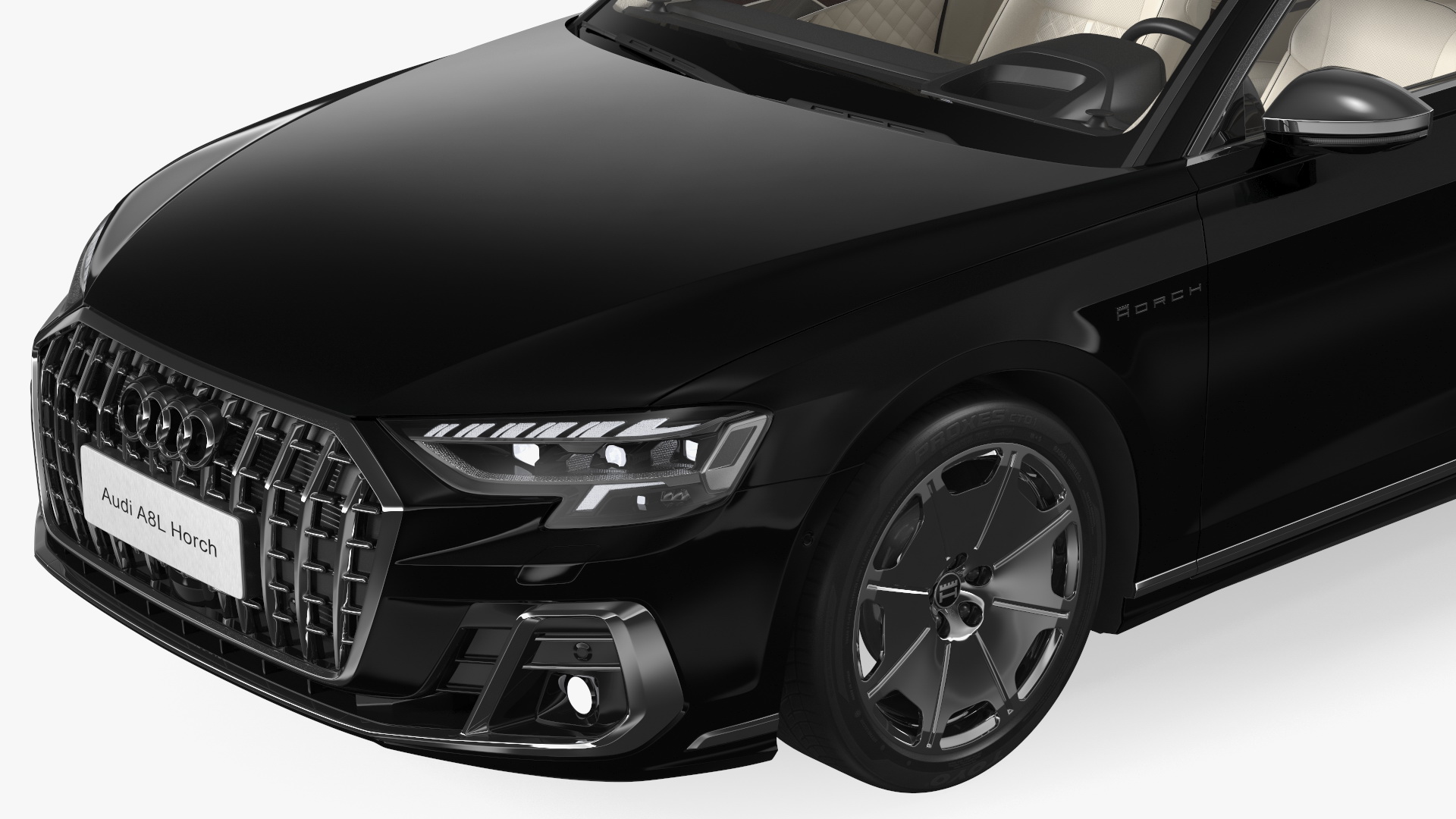 3D Luxury Sedan Horch Audi A8L Simple Interior model
