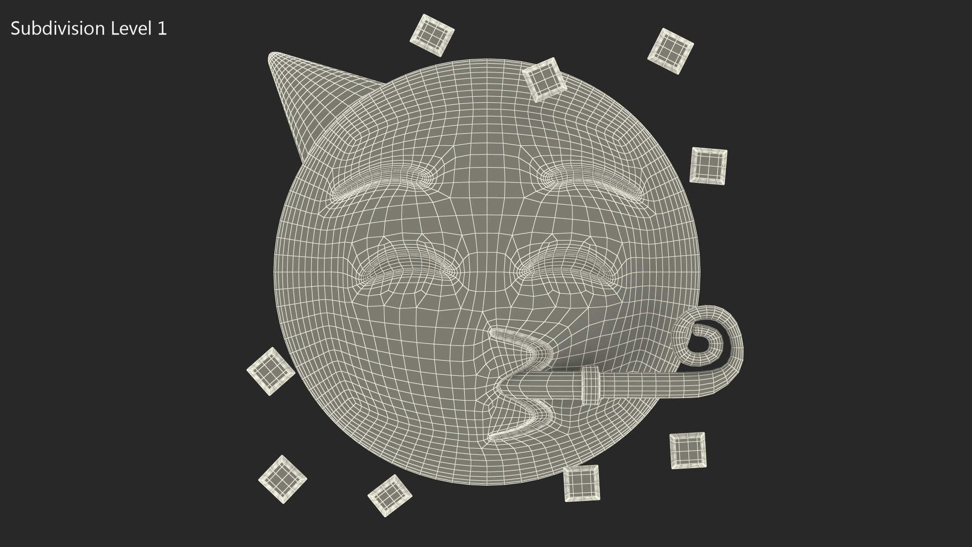 3D Party Face Emoji