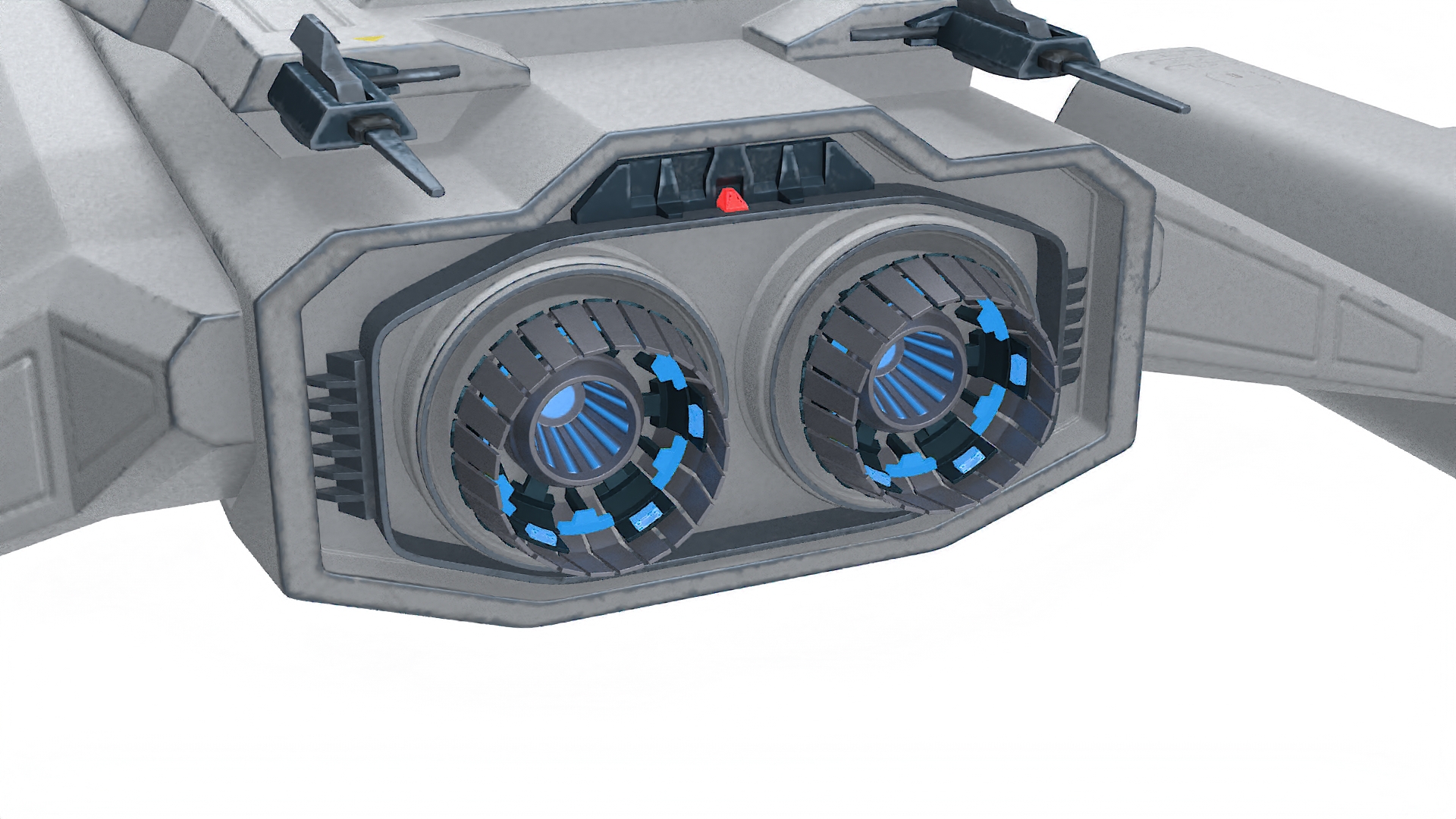 3D Futuristic Space Fighter Aircraft model