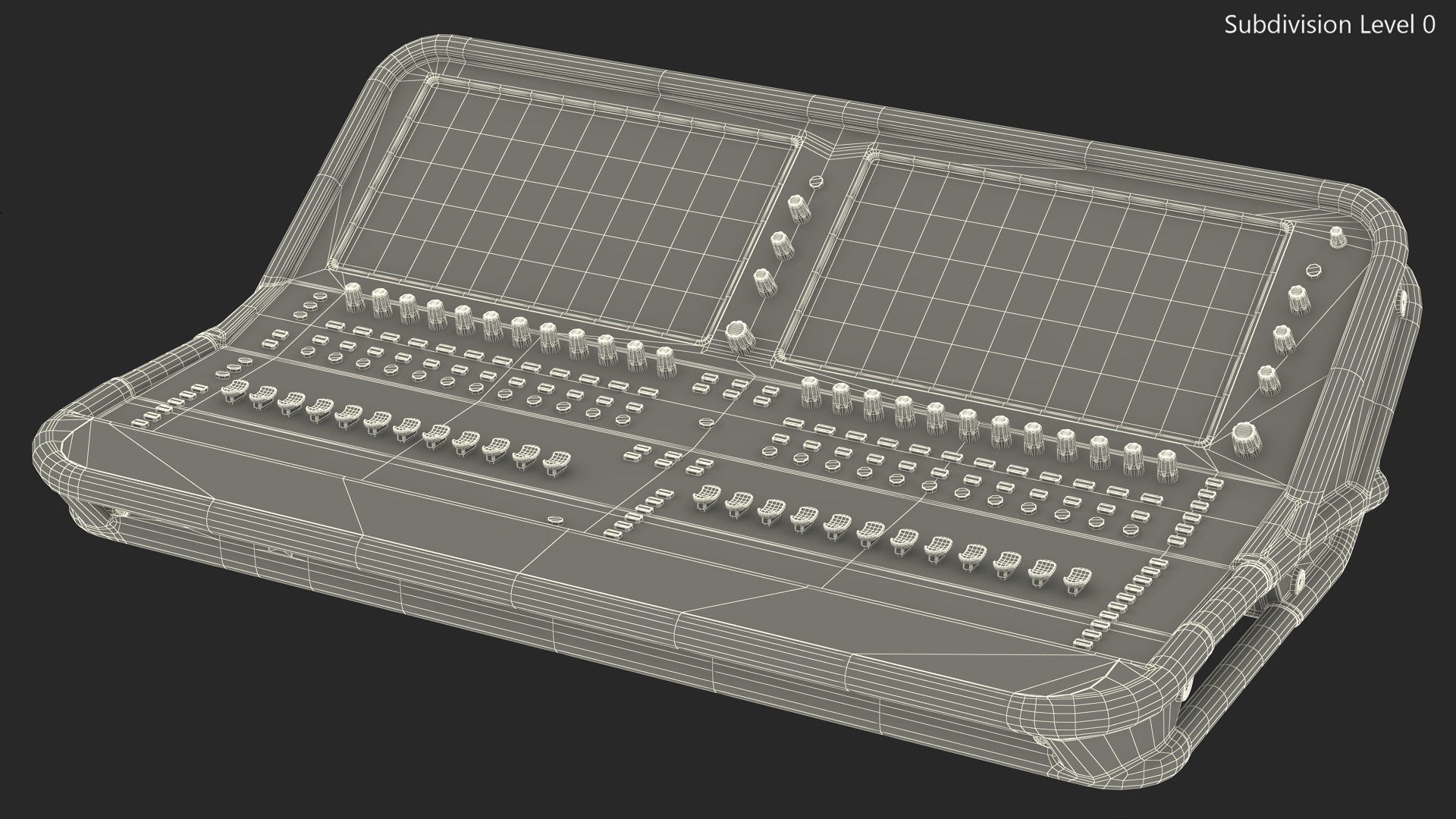 3D model Digital Mixing Console Allen and Heath AVANTIS Off