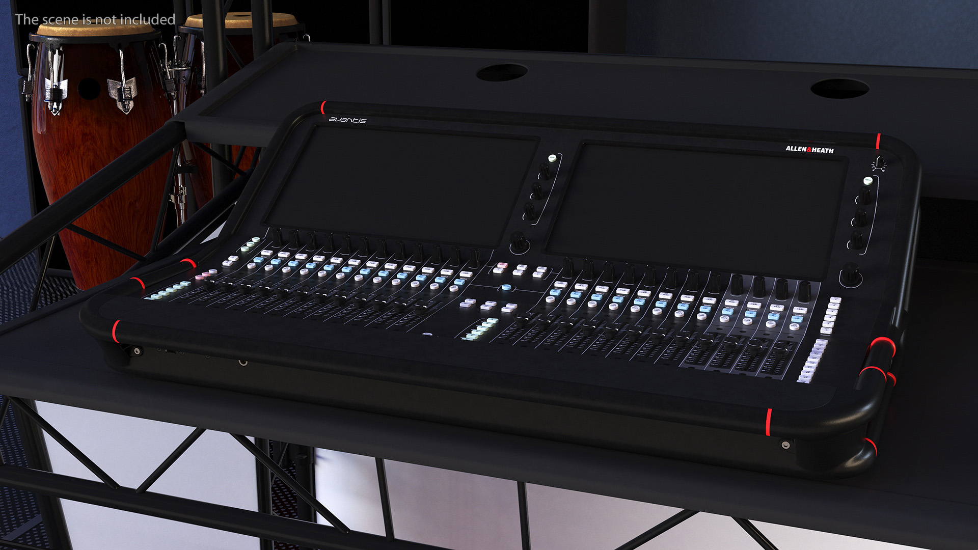 3D model Digital Mixing Console Allen and Heath AVANTIS Off