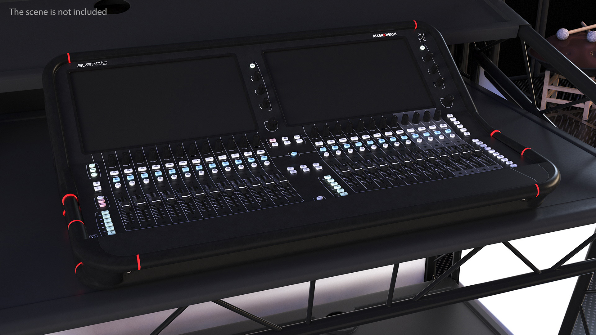 3D model Digital Mixing Console Allen and Heath AVANTIS Off