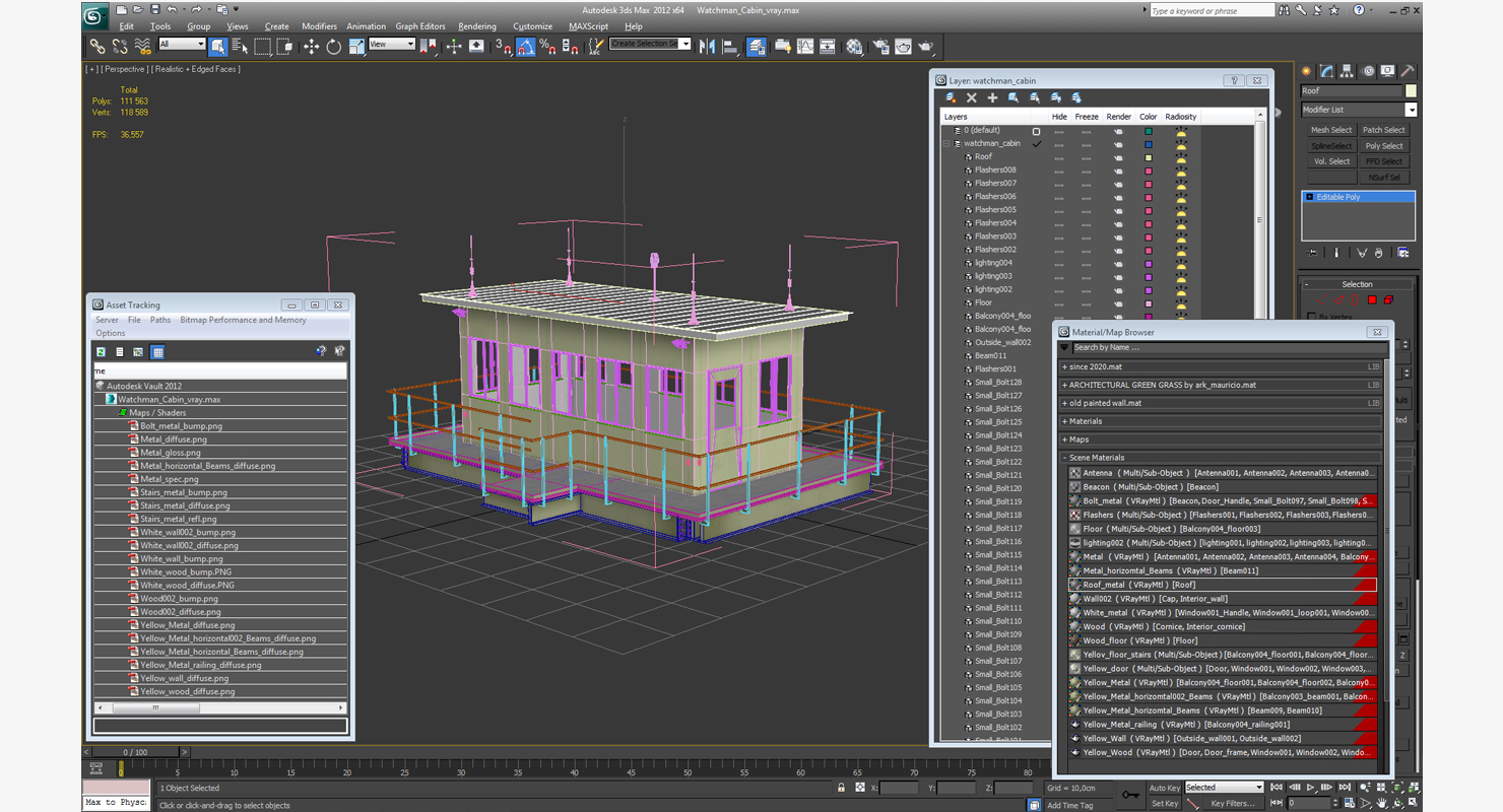 Watchman Cabin 3D model