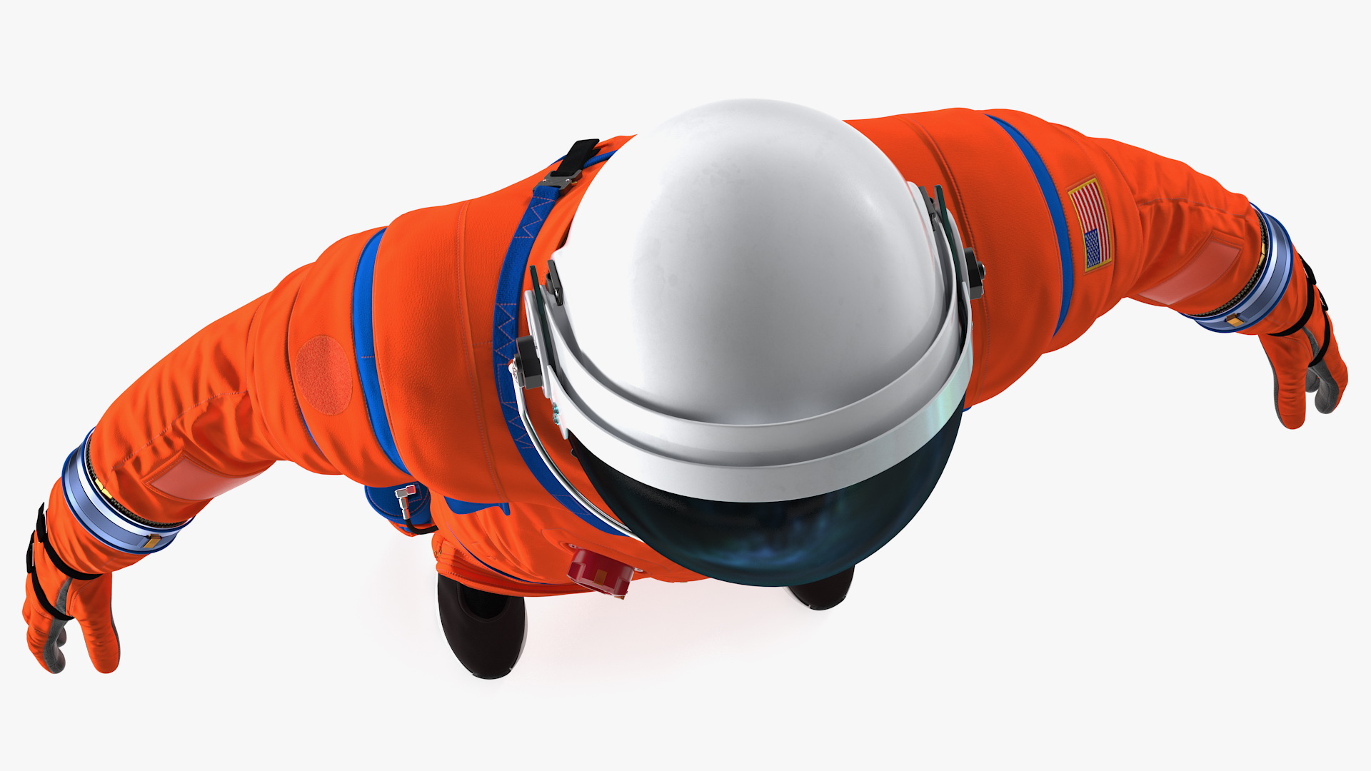 3D Orion Crew Survival System Spacesuit Rigged model