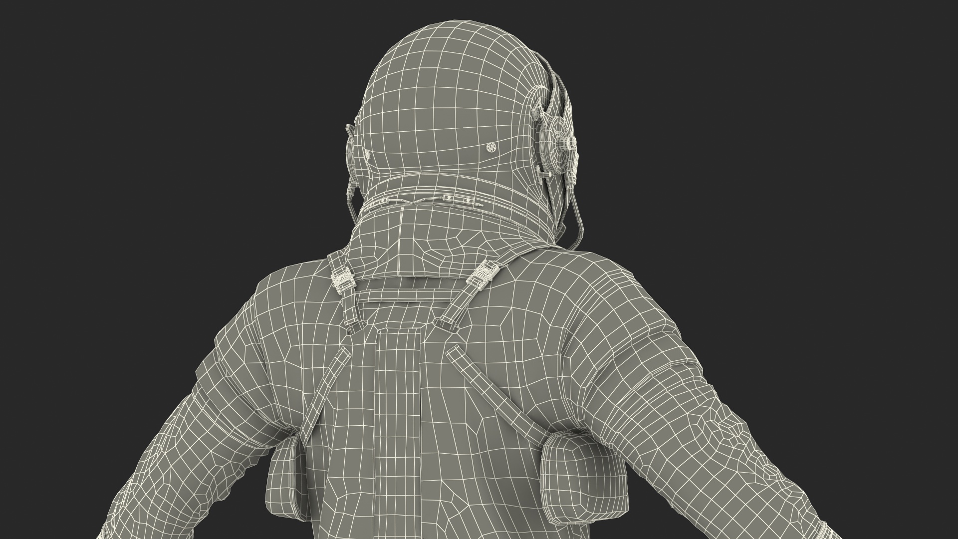 3D Orion Crew Survival System Spacesuit Rigged model