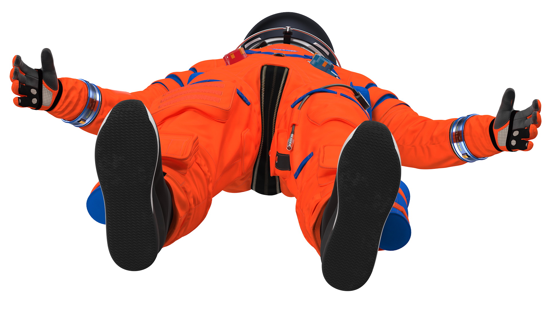 3D Orion Crew Survival System Spacesuit Rigged model