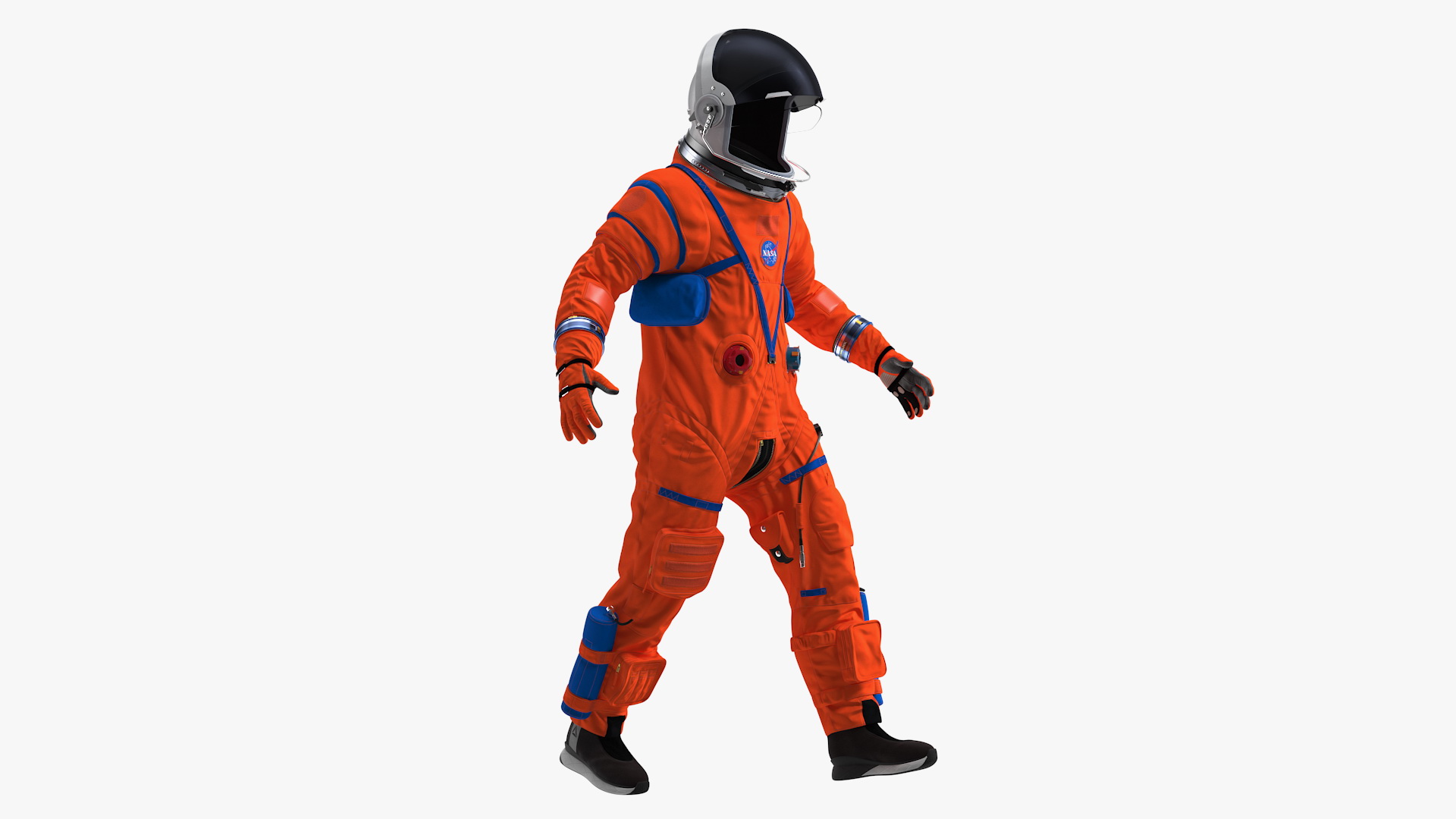 3D Orion Crew Survival System Spacesuit Rigged model