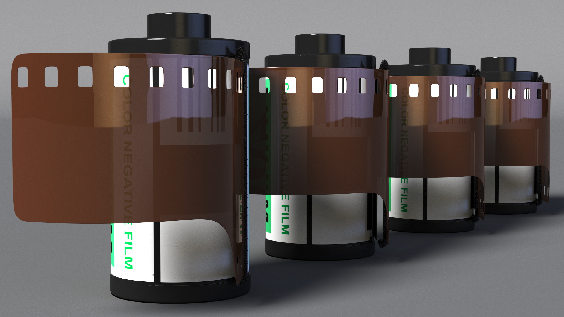 Color Print Film for 35mm Fur 3D model