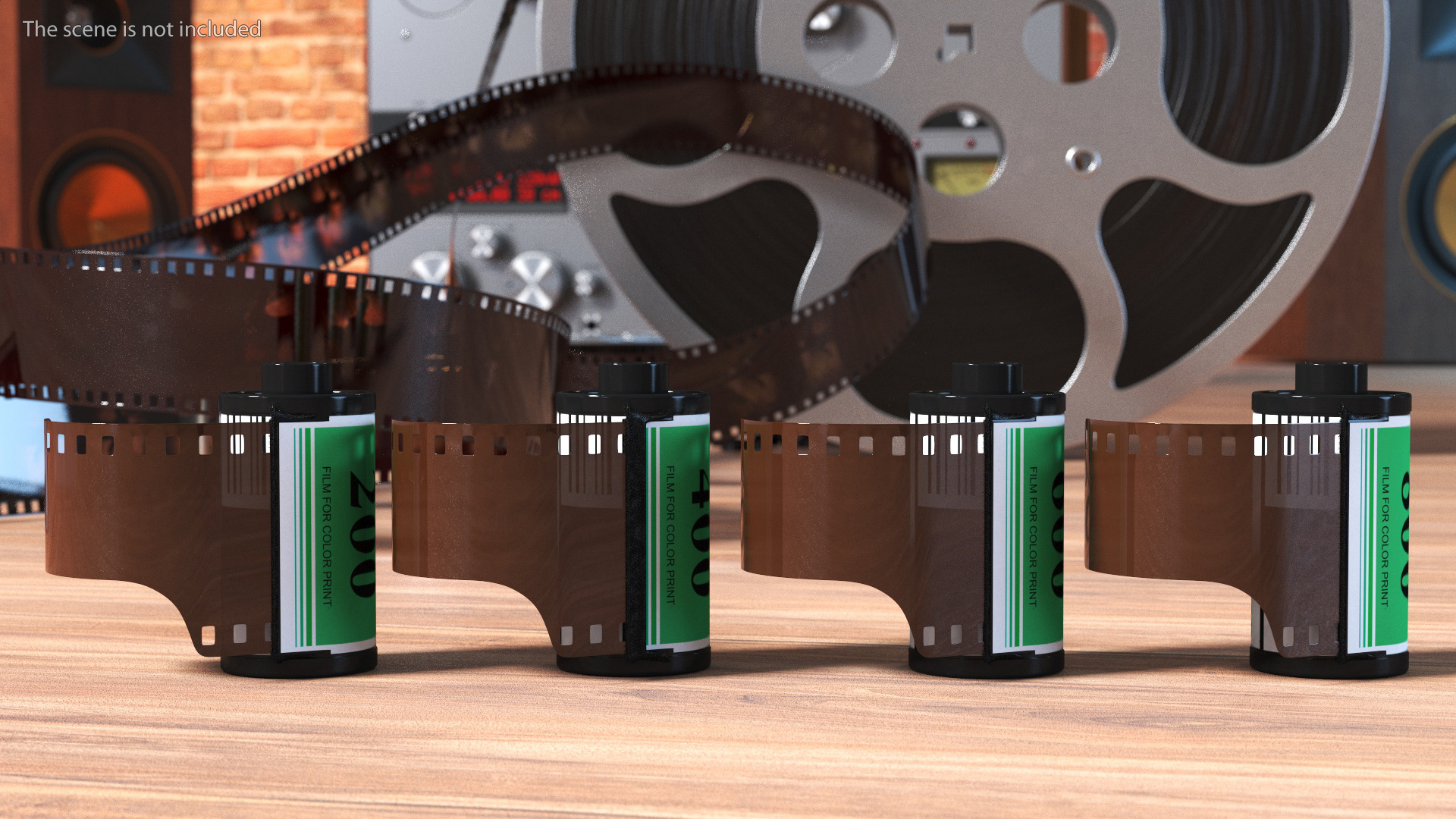 Color Print Film for 35mm Fur 3D model
