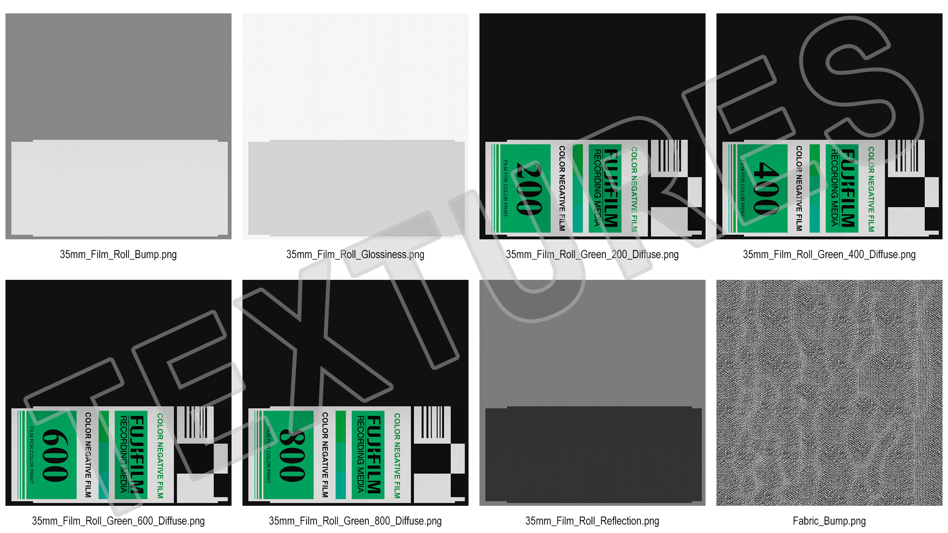 Color Print Film for 35mm Fur 3D model