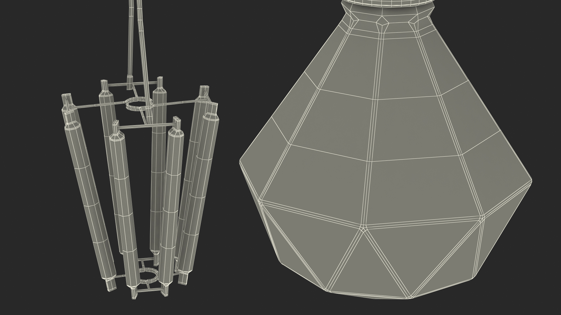 Vintage Wall Lamp Black with Light Bulb 3D model