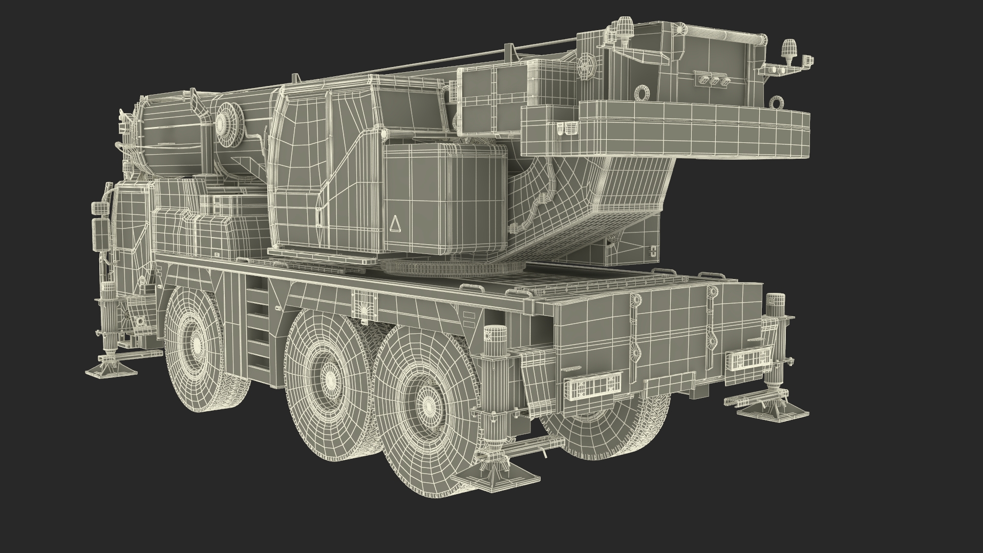 3D Liebherr Mobile Crane