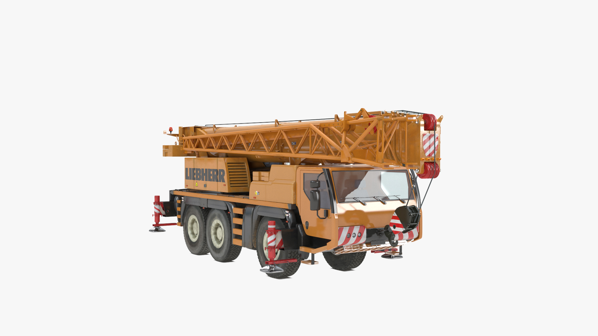 3D Liebherr Mobile Crane