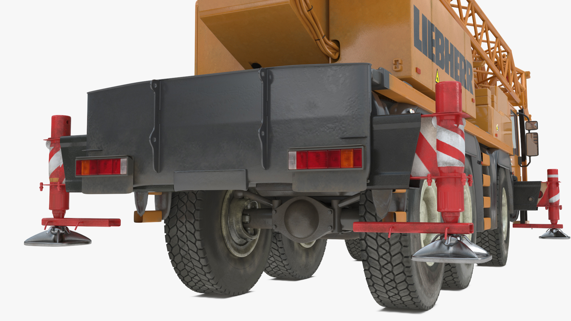 3D Liebherr Mobile Crane
