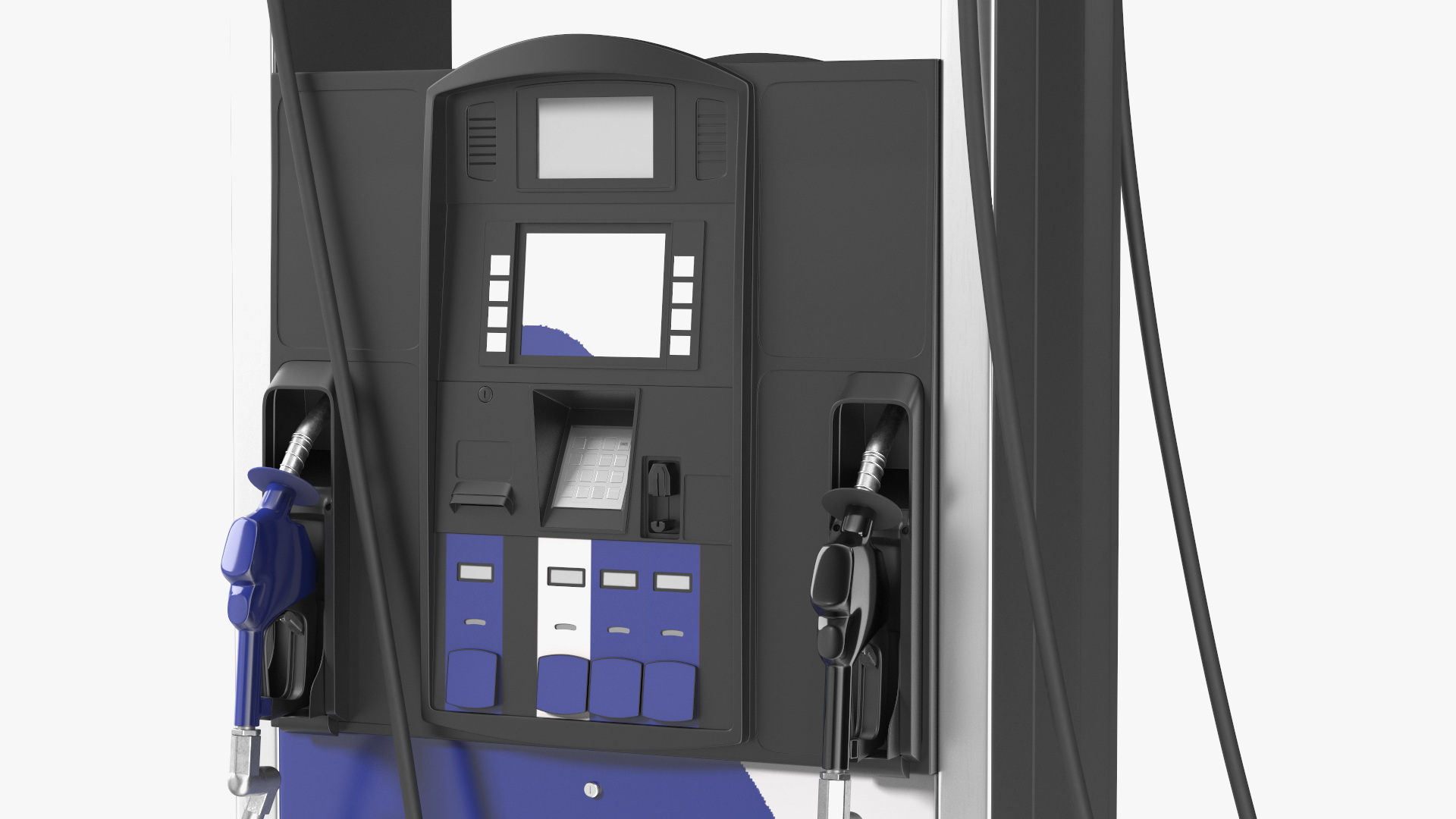 3D Gas Pump Blue model