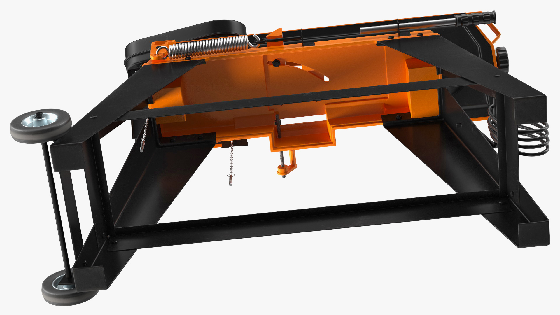 3D model WEN 3970T Metal Cutting Band Saw with Stand Rigged