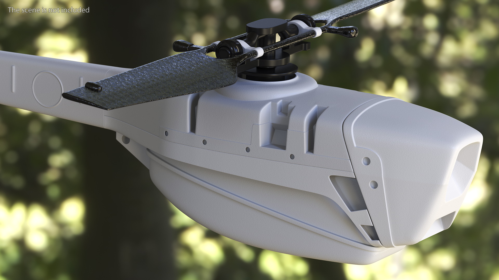 Nano Helicopter UAV 3D model
