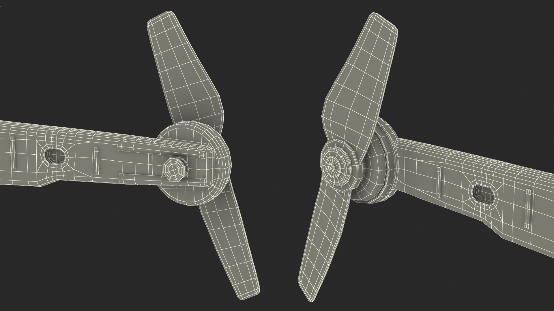 Nano Helicopter UAV 3D model