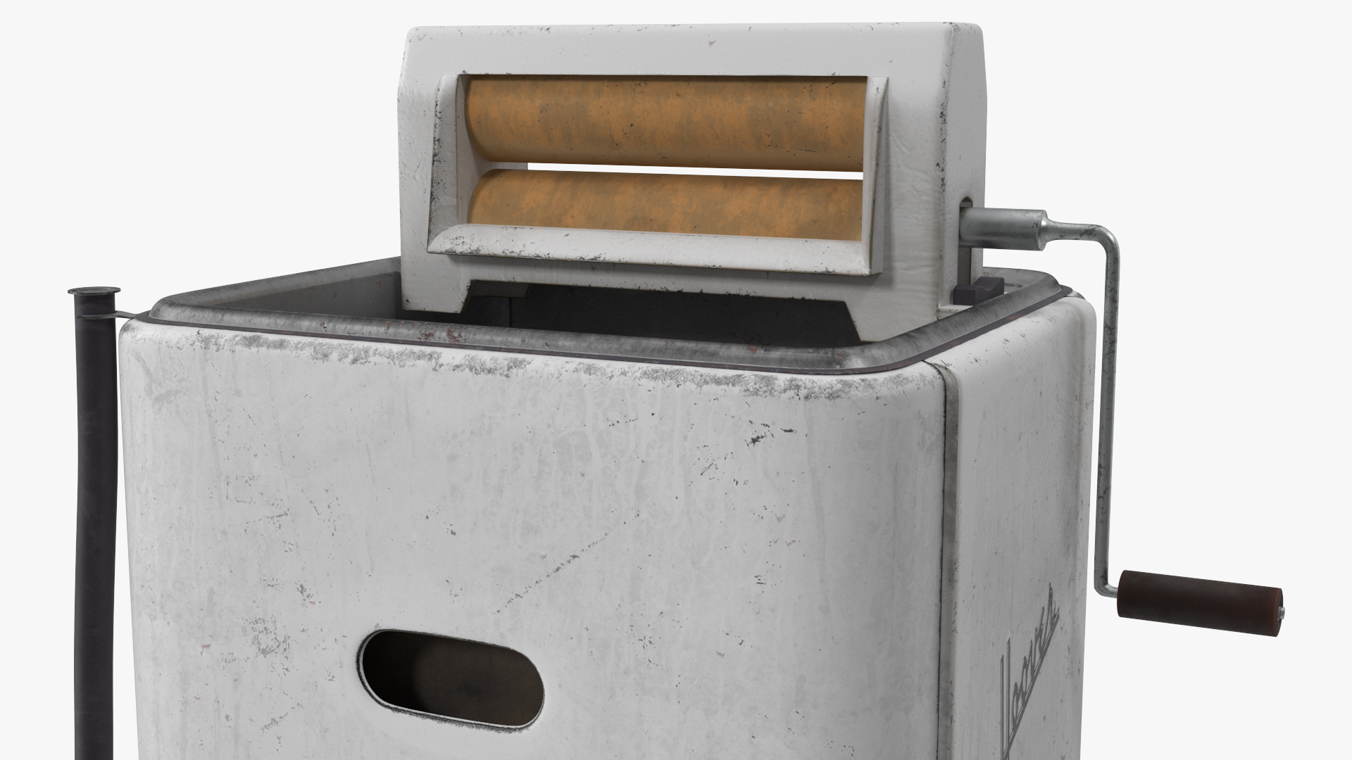 3D model Vintage Washing Machine Hoover Used