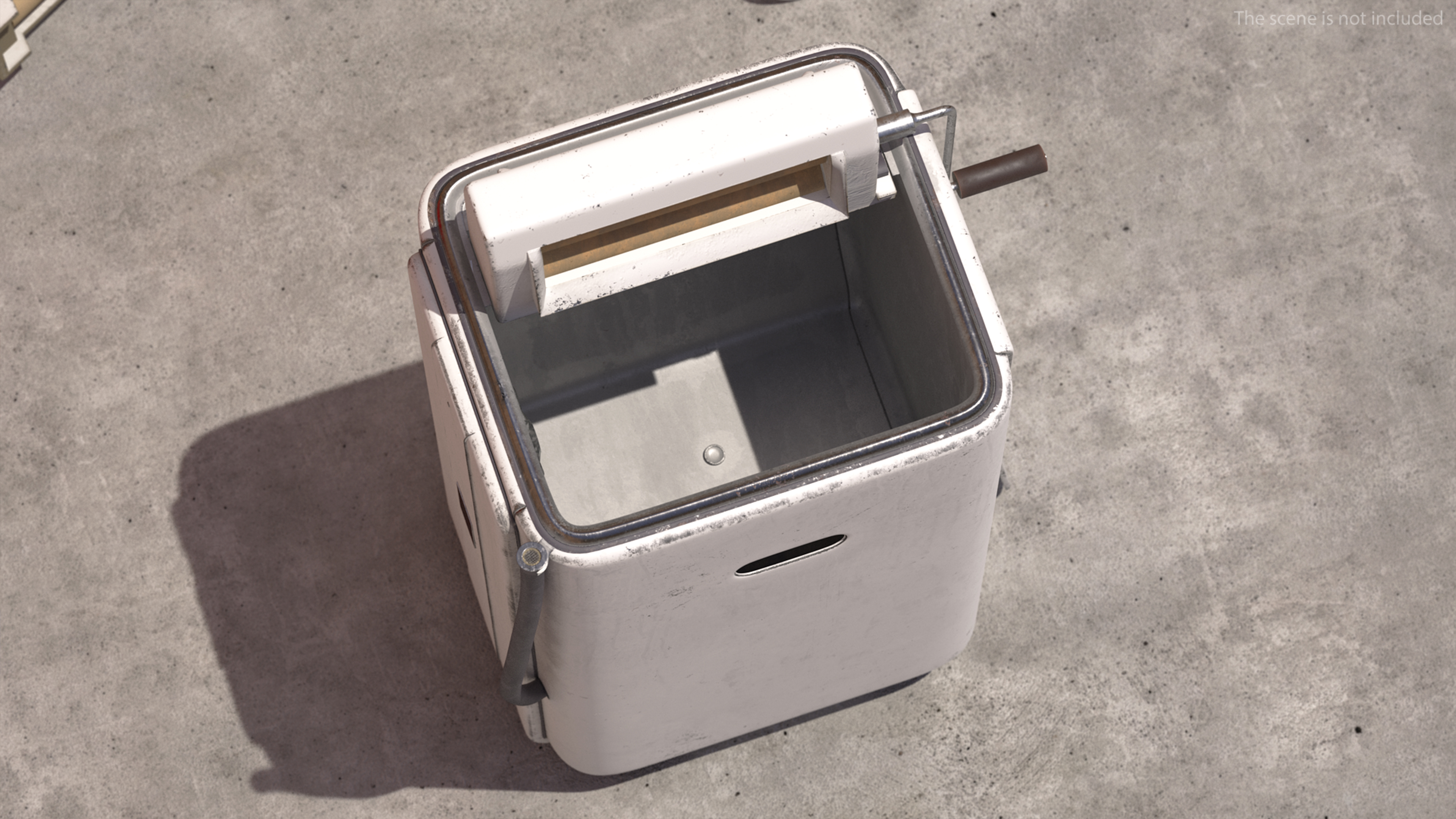 3D model Vintage Washing Machine Hoover Used