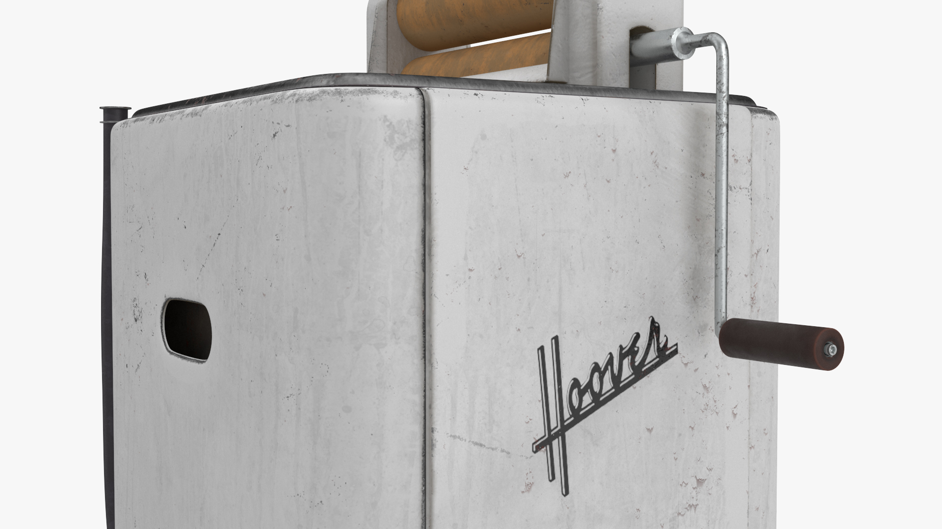 3D model Vintage Washing Machine Hoover Used