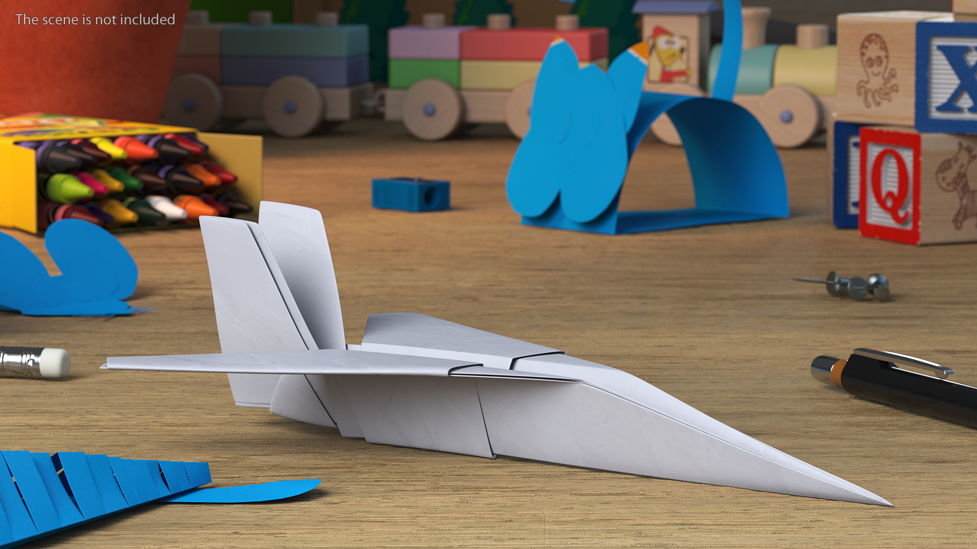 Origami Paper Airplane 3D