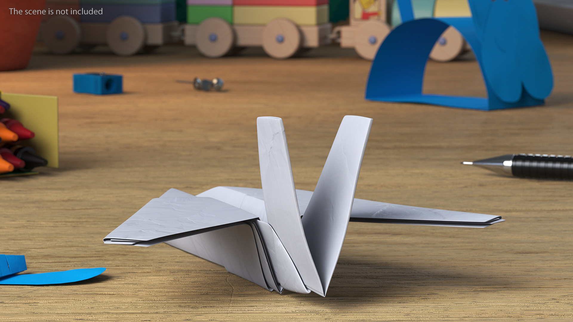 Origami Paper Airplane 3D