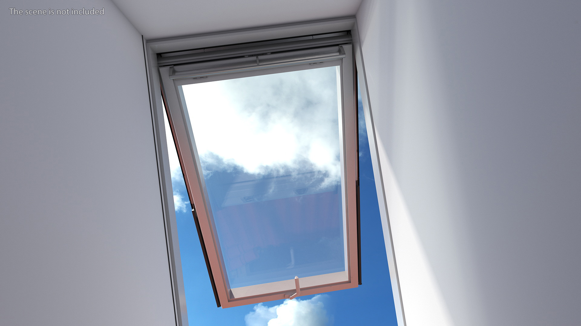 3D Roof Window 118 x 188 cm Rigged