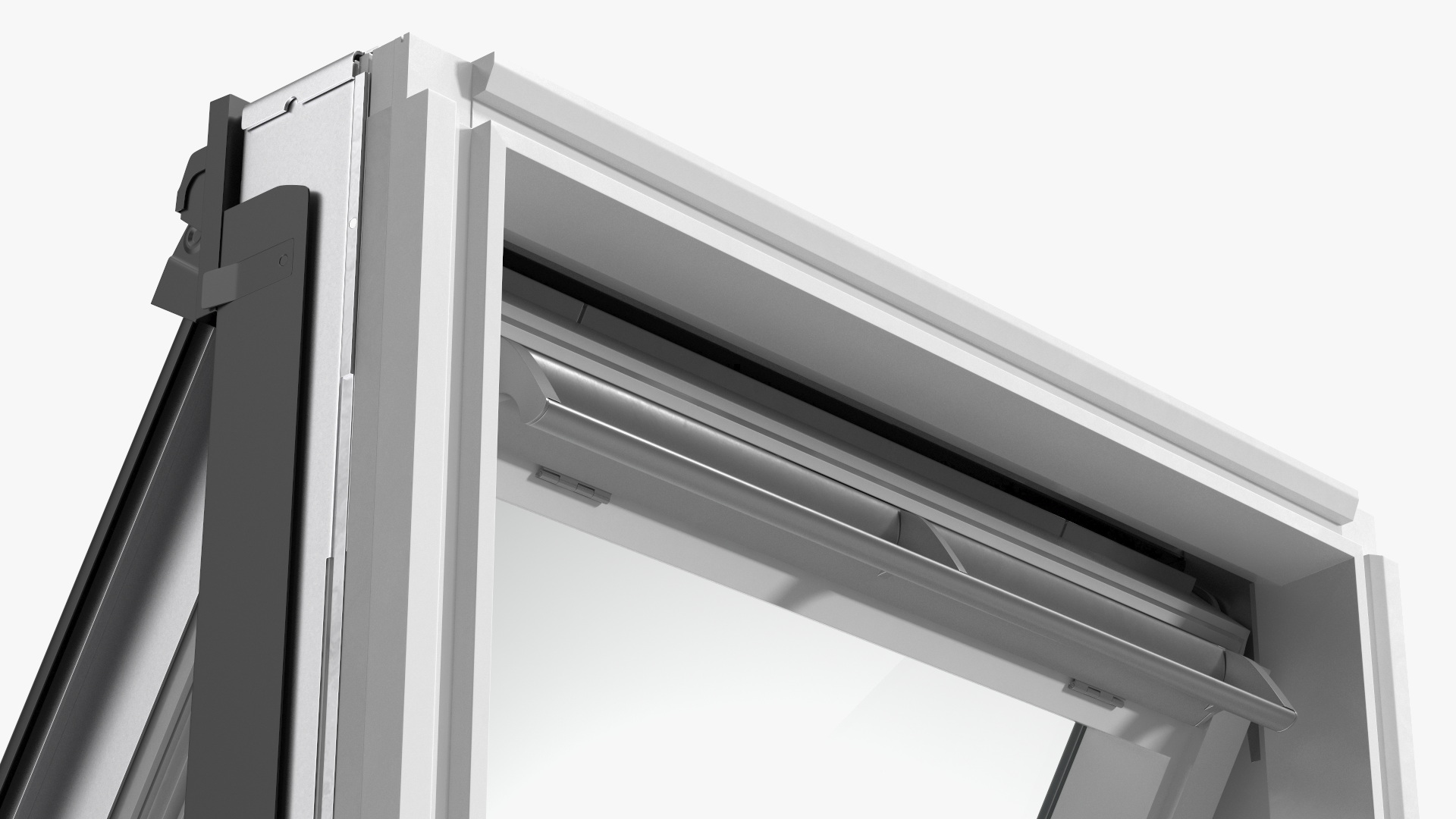 3D Roof Window 118 x 188 cm Rigged