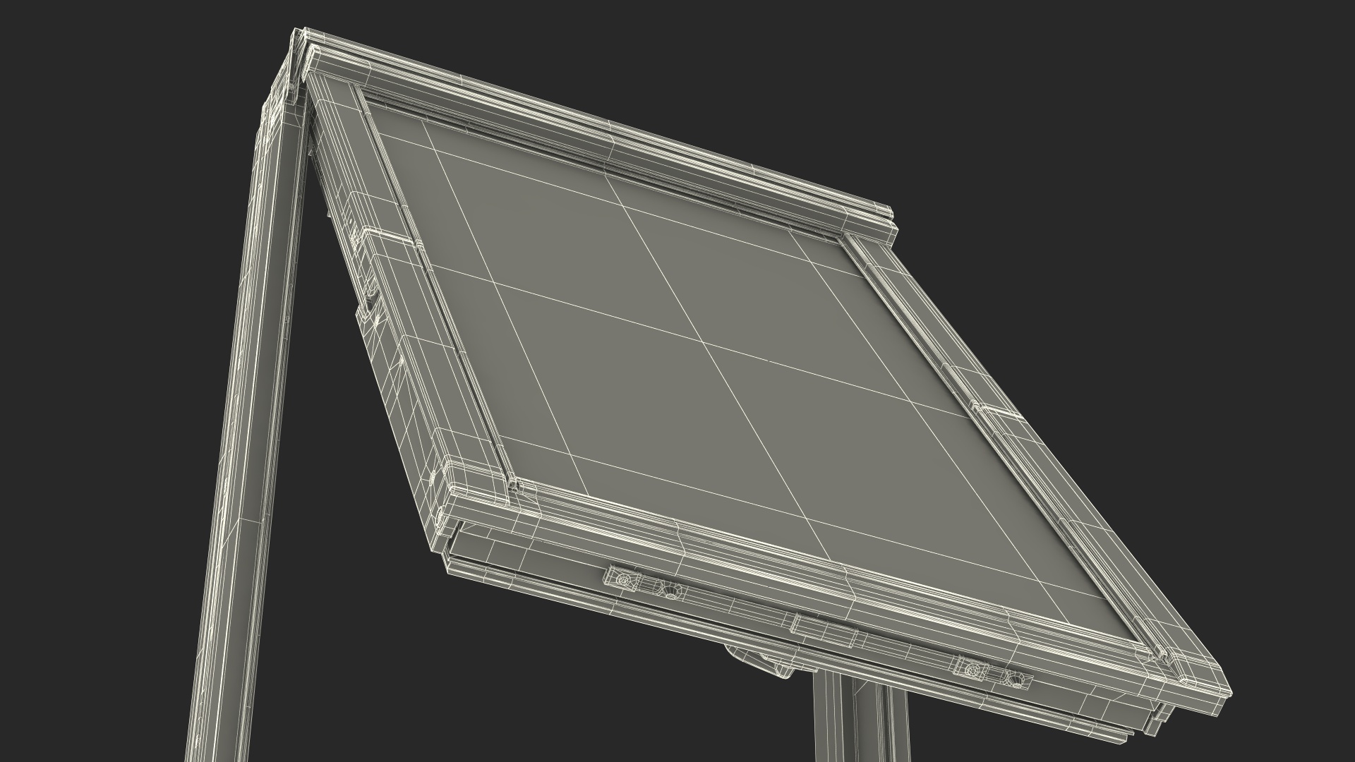3D Roof Window 118 x 188 cm Rigged