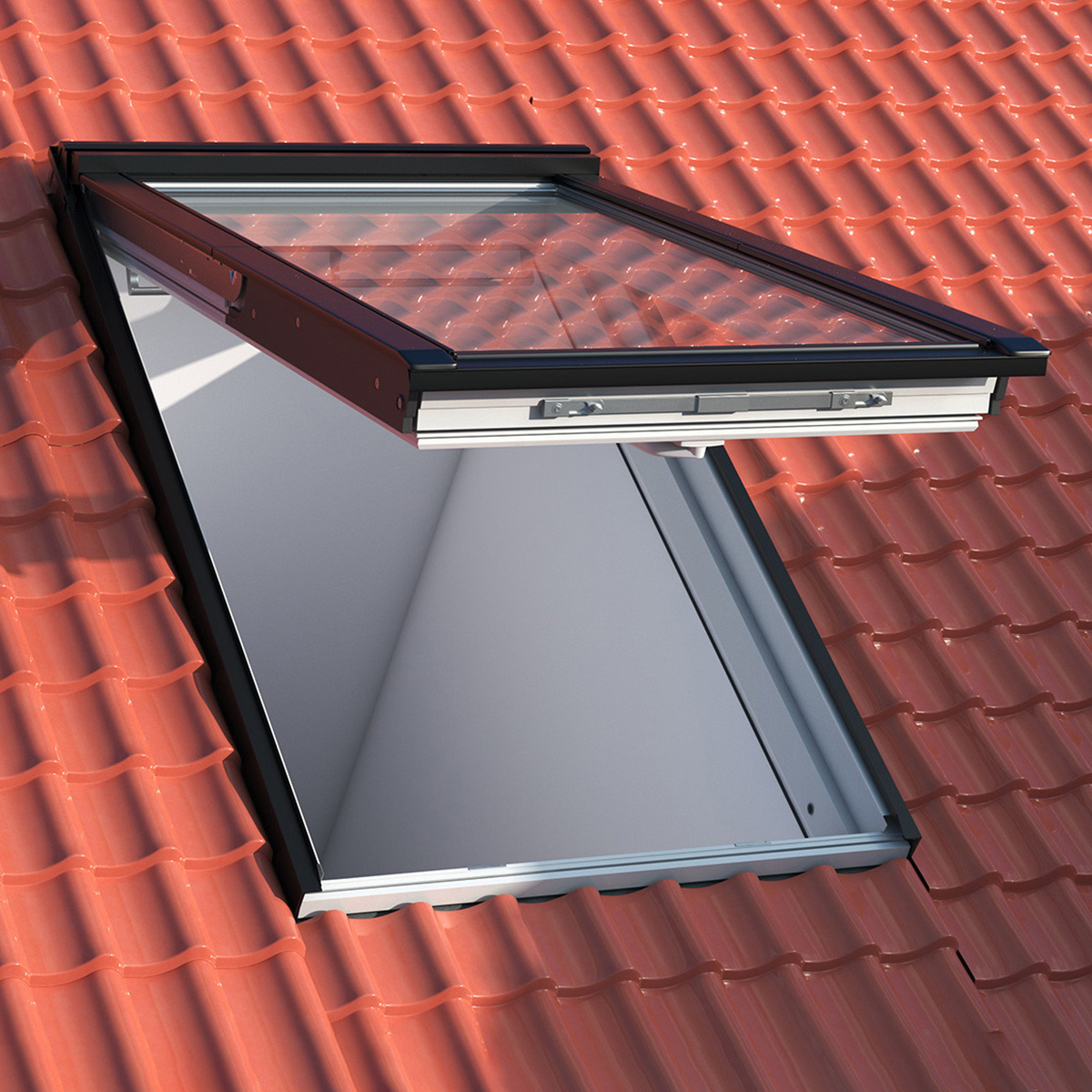 3D Roof Window 118 x 188 cm Rigged