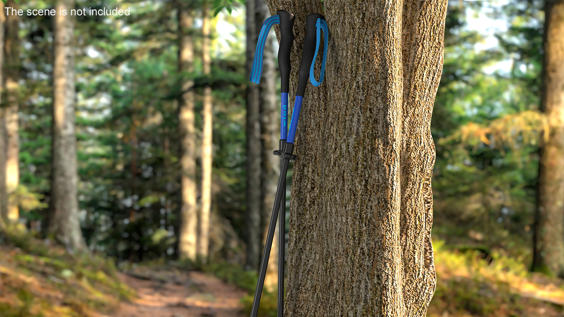 3D Adjustable Trekking Poles with Ergonomic Grips