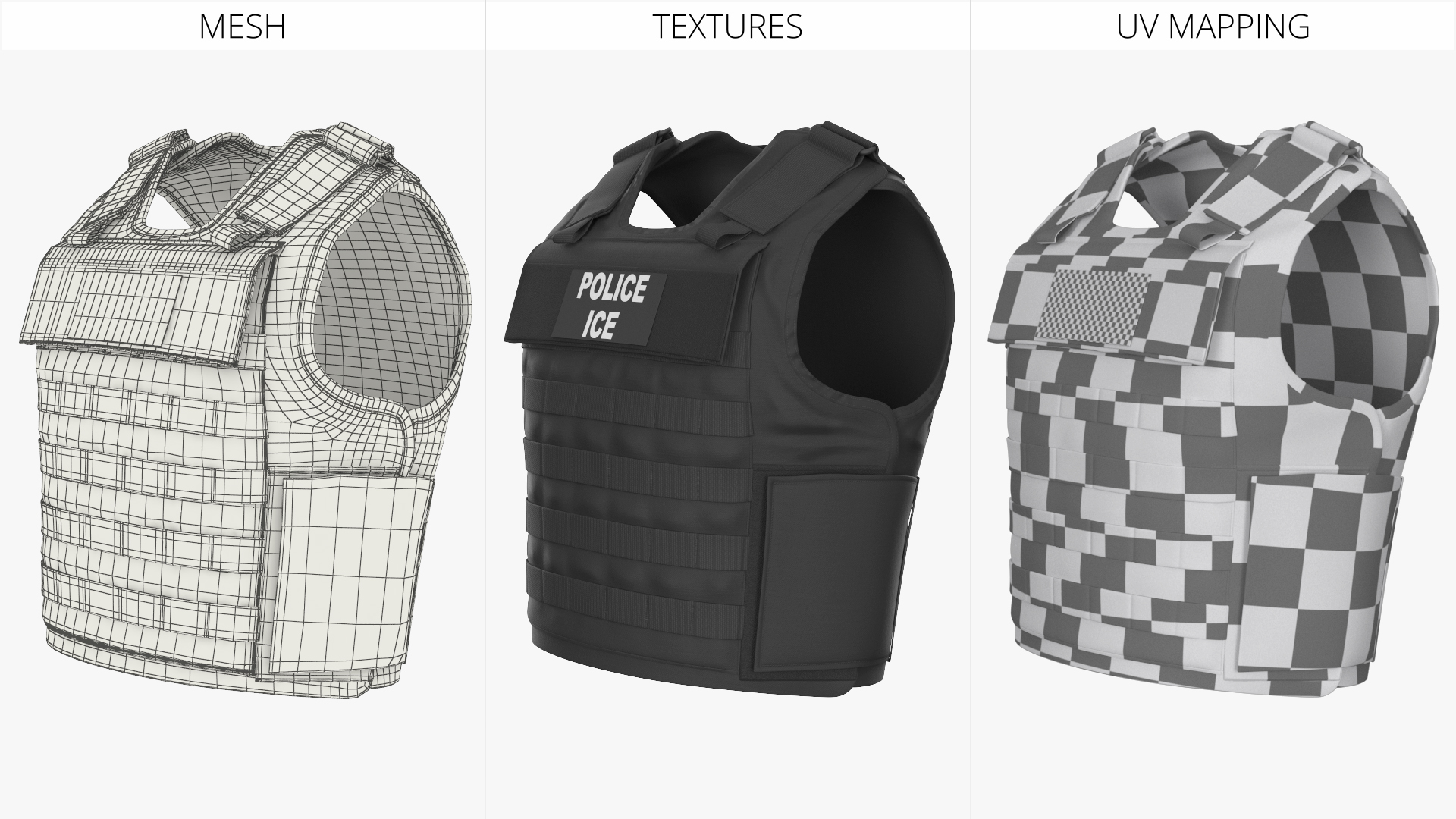 Police ICE Protective Armor, view 7